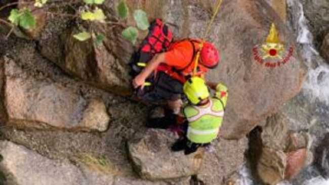 VIGILI DEL FUOCO RECUPERO PERSONA