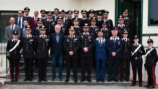 carabinieri biella visita gino micale 