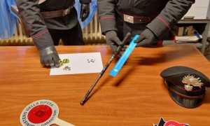 carabinieri droga e bastone
