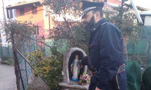 carabinieri vallemosso madonnina rubata