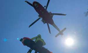 elicottero sole verricello barella