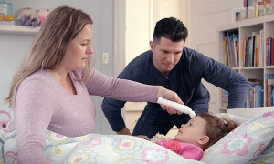 misura temperatura bambina