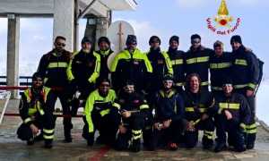 vigili del fuoco addestramento bielmonte aaa