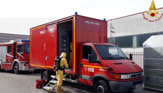 vigili del fuoco biella