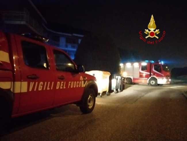 vigili del fuoco notte soccorso