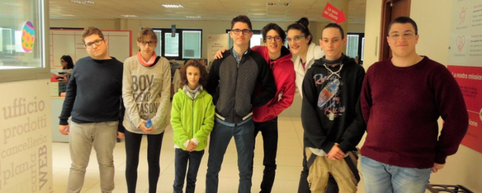 Biella, gli allievi dell EnAIP in visita all'azienda Staples