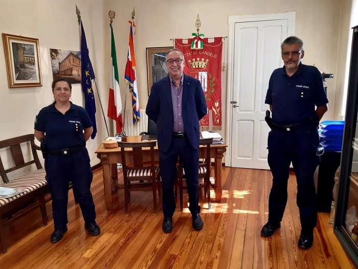 Candelo: cambio della guardia nella polizia locale