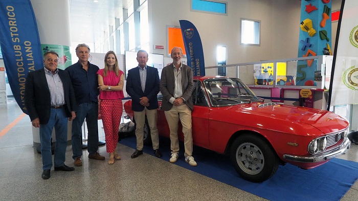 Una Lancia Fulvia per la sala ibrida dell’ospedale di Biella
