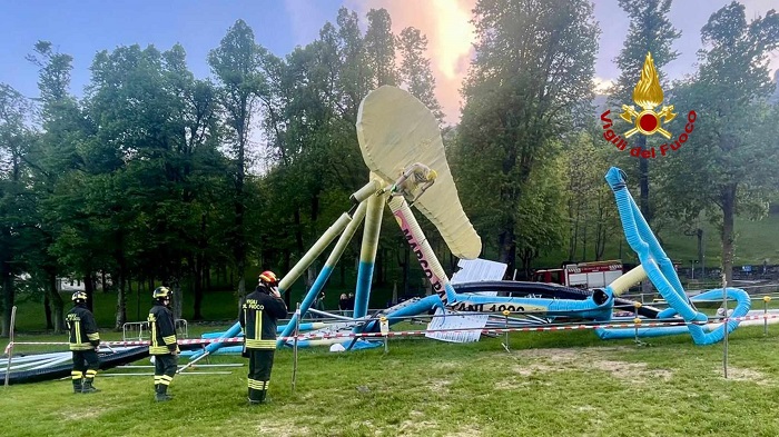 Dopo l'incidente dissequestrata l'area della maxi bici a Oropa