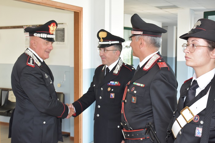 A Biella la visita del Comandante interregionale Generale Gino Micale