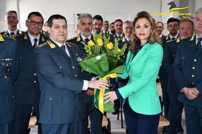 Il Prefetto di Biella visita il comando della Guardia di Finanza 
