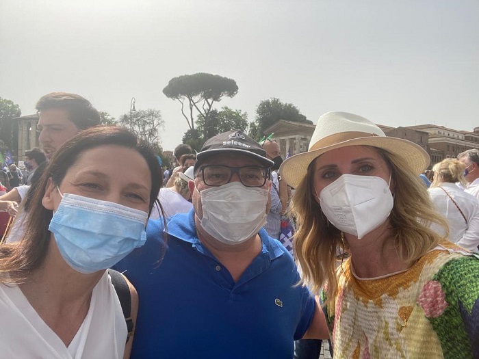 La parlamentare Patelli e l’assessore Caucino a Roma per la manifestazione «Prima l’Italia! Bella, libera, giusta»  