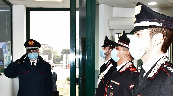 Carabinieri: il Generale corpo d'armata Claudio Vincelli in visita a Biella