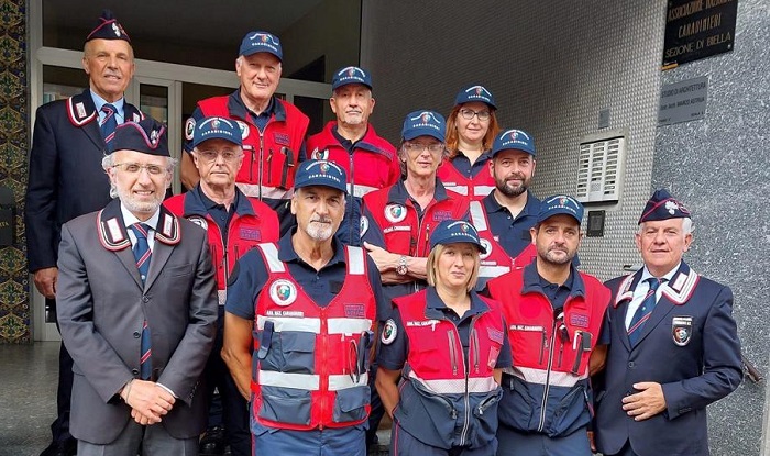 Nasce il gruppo volontariato dei carabinieri a Biella 