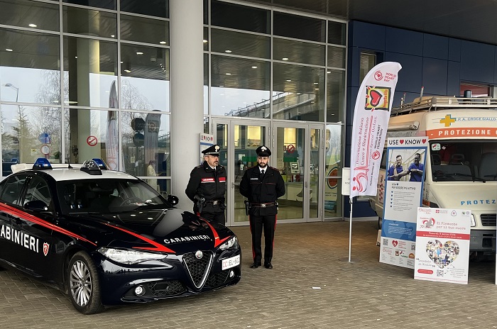 Carabinieri e Aicr insieme per la giornata mondiale del cuore