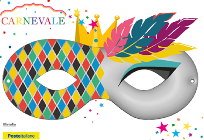 Poste Italiane dedica al Carnevale 2022 tre colorate e animate cartoline filateliche