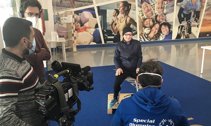 Simone Perona su RaiSport come testimonial di Special Olympics Piemonte