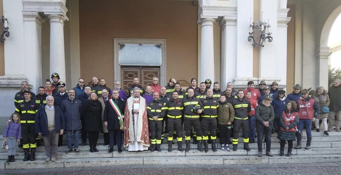Santa Barbara per i vigili del fuoco di Cossato