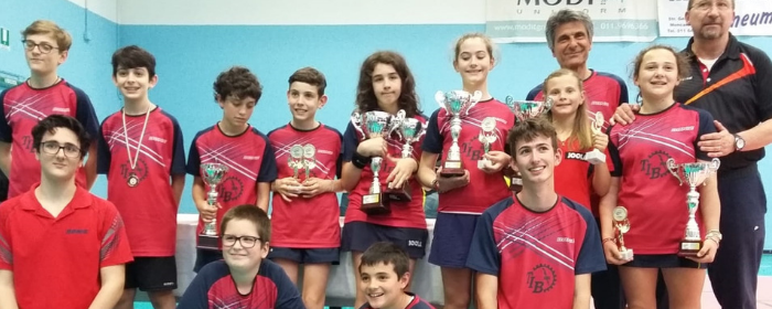 Tennistavolo Biella: la squadra al Grand Prix Giovanile Regionale