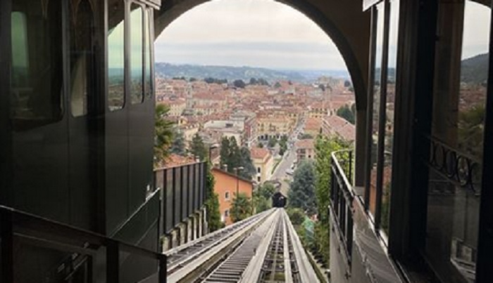 Striscia la Notizia a Biella per la Funicolare