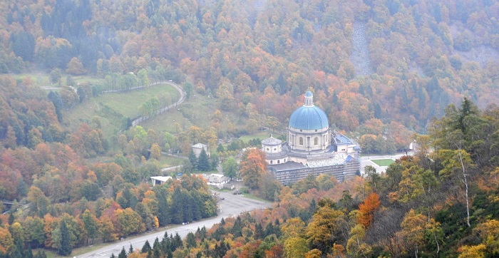 Oropa: quando l'autunno è d'oro