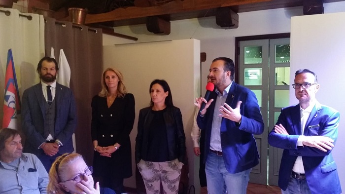Molinari scalda la Lega a Biella