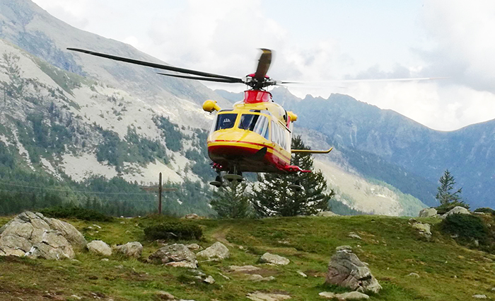 Incidente in mountain bike lungo i sentieri di Soprana