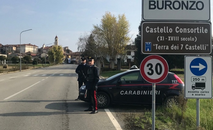 Fermato a Buronzo con arnesi da scasso